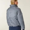 Pufferjack met rits en patroon Pufferjack met rits en patroon