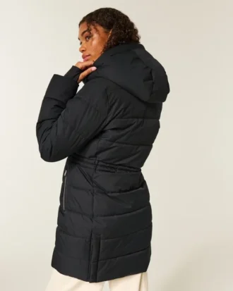 Pufferparka met voering van imitatiebont Pufferparka met voering van imitatiebont