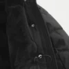 Pufferparka met voering van imitatiebont