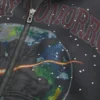 Rechthoekige pasvorm Someday Tomorrow grafische hoodie met rits Rechthoekige pasvorm Someday Tomorrow grafische hoodie met rits