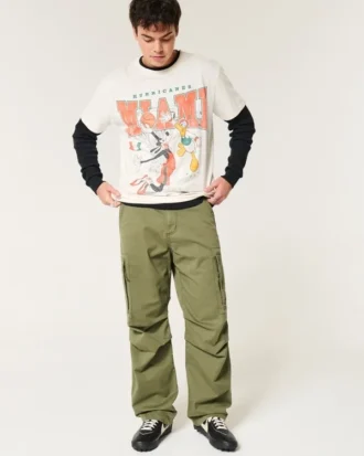 Relaxed Disney Miami Hurricanes T-shirt met print