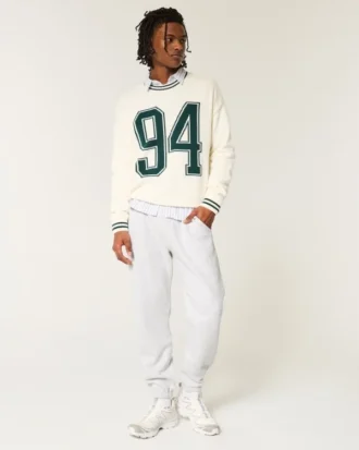 Relaxed fleece joggingbroek