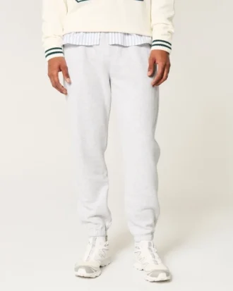 Relaxed fleece joggingbroek