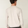 Relaxed katoenen T-shirt met lange mouwen