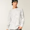 Relaxed Long-Sleeve Thermal Crew Camo T-shirt Relaxed Long-Sleeve Thermal Crew Camo T-shirt