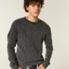 Relaxed Long-Sleeve Thermal Crew T-Shirt Relaxed Long-Sleeve Thermal Crew T-Shirt