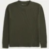 Relaxed Long-Sleeve Thermal Crew T-Shirt Relaxed Long-Sleeve Thermal Crew T-Shirt