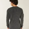 Relaxed Long-Sleeve Thermal Crew T-Shirt Relaxed Long-Sleeve Thermal Crew T-Shirt