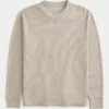 Relaxed Long-Sleeve Thermal Crew T-Shirt Relaxed Long-Sleeve Thermal Crew T-Shirt