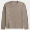 Relaxed Long-Sleeve Thermal Crew T-Shirt Relaxed Long-Sleeve Thermal Crew T-Shirt