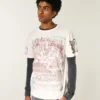 Relaxed Mixed Graphic Tee Relaxed Mixed Graphic Tee