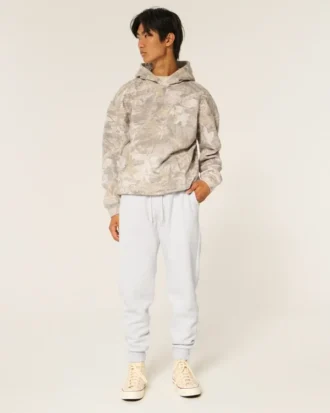 Relaxed Rib Fleece Joggingbroek