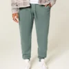 Relaxed Rib Fleece Joggingbroek