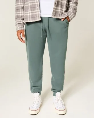 Relaxed Rib Fleece Joggingbroek