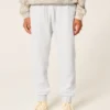 Relaxed Rib Fleece Joggingbroek