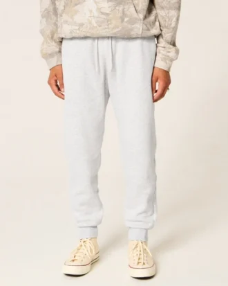 Relaxed Rib Fleece Joggingbroek