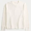 Relaxed Thermal shirt met lange mouwen en ronde hals Relaxed Thermal shirt met lange mouwen en ronde hals