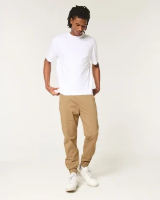 Relaxed Twill Joggingbroek