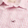 Seersucker Icon-shirt met korte mouwen