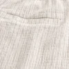 Seersucker losse broek met elastische tailleband