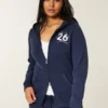 Senior ’26 Graphic Hoodie met ritssluiting Senior ’26 Graphic Hoodie met ritssluiting
