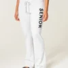 Senior grafische bootcut joggingbroek
