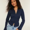 Shirt met klokmouwen Shirt met klokmouwen