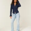 Shirt met klokmouwen Shirt met klokmouwen