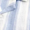 Shirt met korte mouwen en gestructureerde strepen Shirt met korte mouwen en gestructureerde strepen