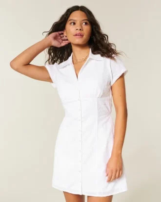 Shirtjurk met korte mouwen