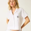 Slaapshirt met korte mouwen en afstudeerbeer Slaapshirt met korte mouwen en afstudeerbeer