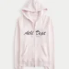 Slim Athletic Dept Graphic Zip-Up Hoodie Slim Athletic Dept Graphic Zip-Up Hoodie