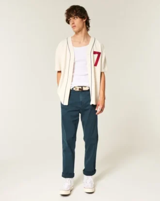 Slim Straight Chino Broek