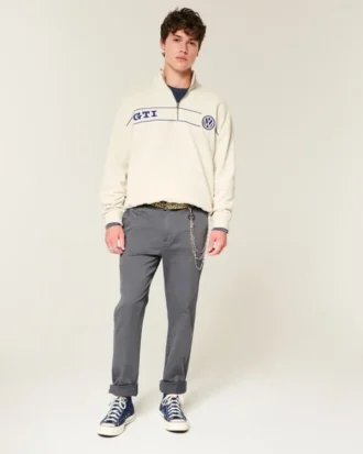 Slim Straight Chino Broek