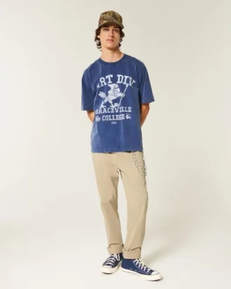Slim Straight Chino Broek