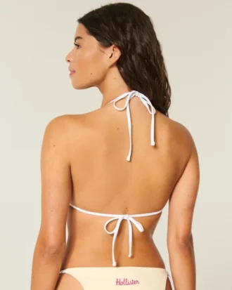 Spring Break grafische halter triangel bikinitop