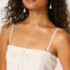 Strapless babydoll-mini-jurk met gehaakt lijfje Strapless babydoll-mini-jurk met gehaakt lijfje