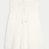 Strapless babydoll-mini-jurk met gehaakt lijfje Strapless babydoll-mini-jurk met gehaakt lijfje