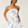 Strapless Bubble Mini Dress Strapless Bubble Mini Dress