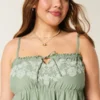 Strapless geborduurde babydoll-jurk Strapless geborduurde babydoll-jurk