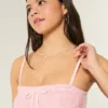 Strapless maxi-jurk in haakstijl