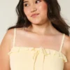 Strapless maxi-jurk met smokwerk