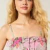 Strapless maxi-jurk met smokwerk Strapless maxi-jurk met smokwerk