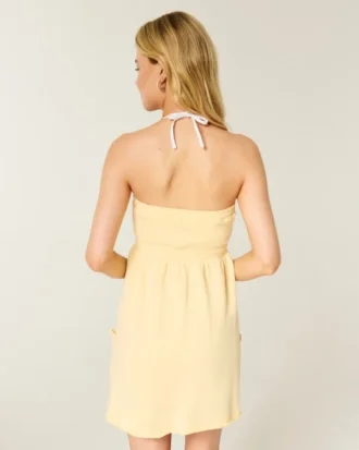 Strapless Terry Mini Dress