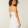 Strapless Terry Mini Dress