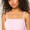 Strapless top met zigzagzoom Strapless top met zigzagzoom