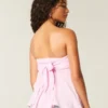 Strapless top met zigzagzoom Strapless top met zigzagzoom