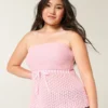 Strapless trui in haakstijl