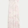Strapless Twist Bust Maxi Jurk
