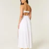 Strapless Twist Bust Maxi Jurk Strapless Twist Bust Maxi Jurk